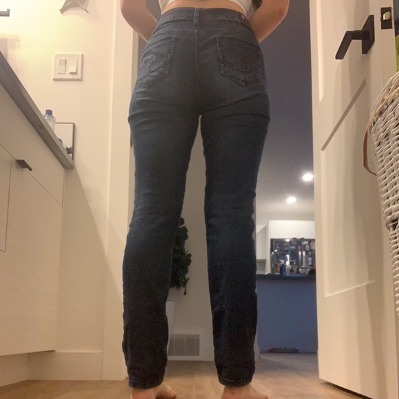 “Silver” dark wash Skinny Jeans, Sz 28 - Picture 9 of 9